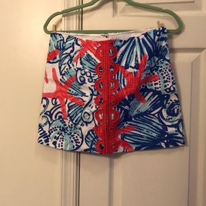 Lilly Pulitzer Tate Skirt in She She Shells